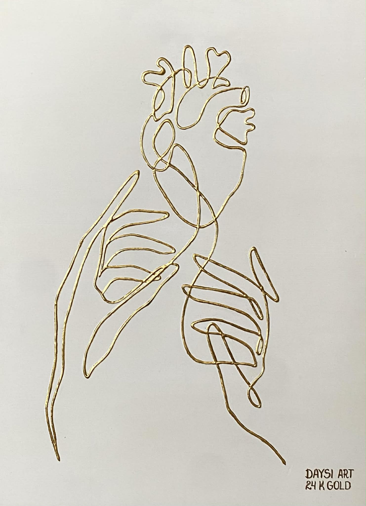 Golden Hands – Golden Heart (White)