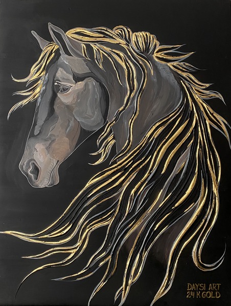 Black horse