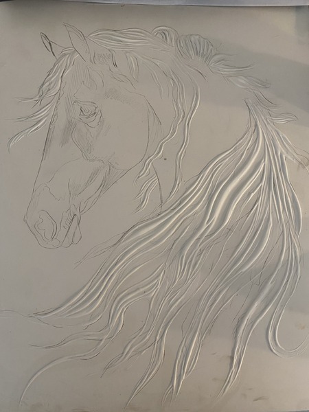 Black horse